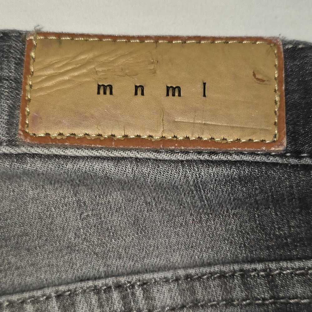 MNML Women's Black Distressed Jeans - Picture 6 of 8